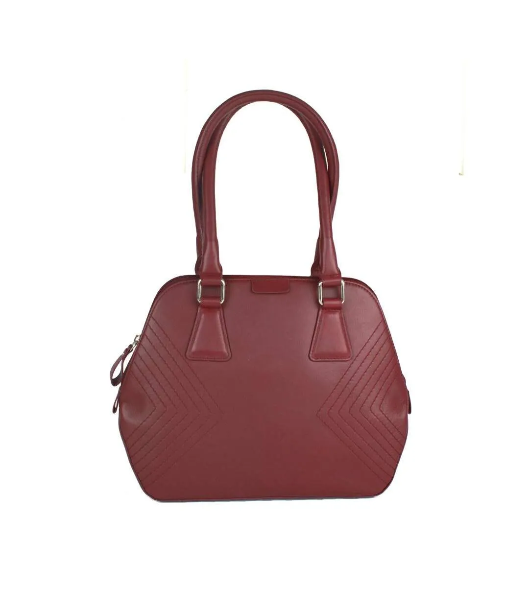 Womens/ladies twin handle bag one size cranberry Eastern Counties Leather