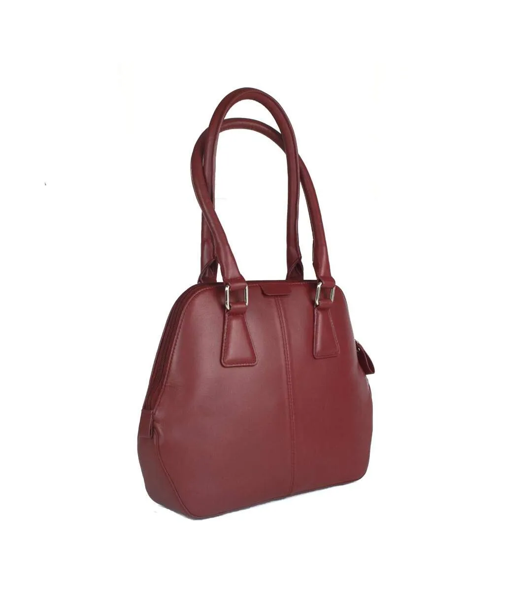 Womens/ladies twin handle bag one size cranberry Eastern Counties Leather