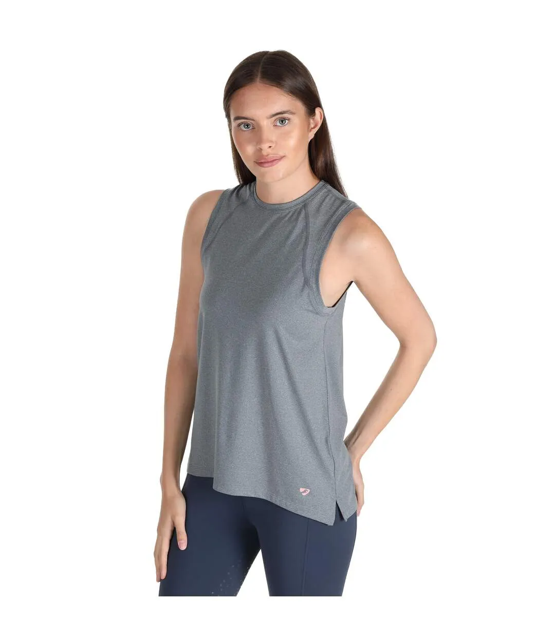 Womens/ladies vest top rose Aubrion