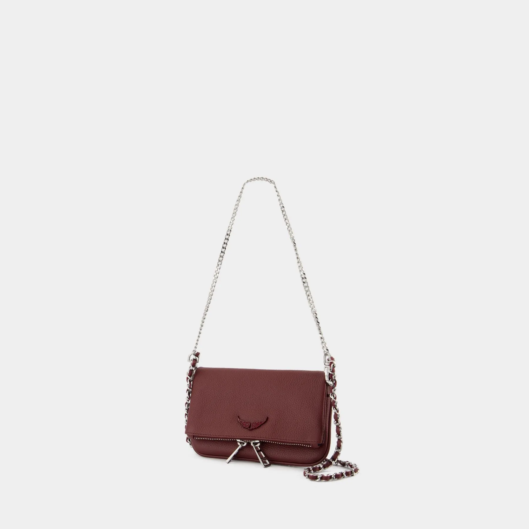 Zadig & Voltaire  Rock Nano Shoulder Bag - Zadig & Voltaire - Leather - Bordeaux